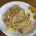 Arika♬'s cooksnap of when they made レンジで和風パスタ（ノンオイル）.