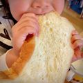 ごちそうちゃん's cooksnap of when they made HB　マスカルポーネとはちみつの食パン.