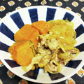 龍青空ママ's cooksnap of when they made 〖南瓜と豚肉の煮物*バター風味〗.