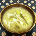 龍青空ママ's cooksnap of when they made 舞茸と葱とうす揚げの味噌汁.