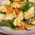 おいしくて幸せ's cooksnap of when they made 鶏むね肉なすピーマン豆板醤ピリ辛味噌炒め.