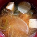 mantacarp's cooksnap of when they made 旬な蕪と長ねぎの具沢山みそ汁～２人分～.