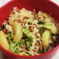 私市ビッキーズ津門巳's cooksnap of when they made “納豆べったら大根漬け物サニーレタス丼”.