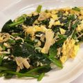☆megunyan☆'s cooksnap of when they made ほうれん草としめじ、玉子で炒めチャイナ。.