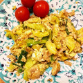 miacha225's cooksnap of when they made ☆簡単おかずシーチキンとキャベツの卵とじ.