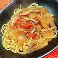 きゃんでぃ×2's cooksnap of when they made 絶望パスタ.