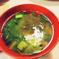aromatico's cooksnap of when they made 簡単！小松菜の味噌汁(とろろこんぶ).