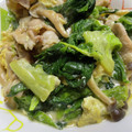 まこパパ's cooksnap of when they made リーフレタスと豚肉のマヨネーズ炒め.