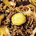 やえまりも's cooksnap of when they made 【作り置き】牛肉とさつまいもの甘辛煮.