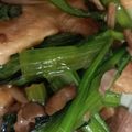 クックT2ODK4☆'s cooksnap of when they made 鶏胸肉柔らか！小松菜と椎茸の中華炒め.