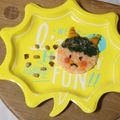saki0109's cooksnap of when they made ＊離乳食中期＊節分★赤鬼＆豆まきプレート.