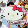 クックI7NAM3☆'s cooksnap of when they made 初めてでも簡単！キティちゃん ケーキ♡.