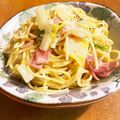 まねけんだ's cooksnap of when they made 白菜とベーコンのパスタ.