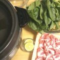 ぴーの助's cooksnap of when they made シンプルに行こう！豚とほうれん草の常夜鍋.