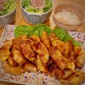 ごちそうちゃん's cooksnap of when they made 中身はリンゴ＊豚バラ肉巻き。.