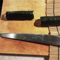 神風＊'s cooksnap of when they made 巻き寿司をらくらく綺麗に切る方法.