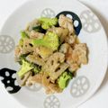 こーやんたん's cooksnap of when they made 豚こま肉とブロッコリーと蓮根の甘酢炒め☻.