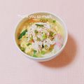 まあまま☆0403's cooksnap of when they made ささみのゆで汁でクッパ.