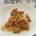 にしこぞうりむし's cooksnap of when they made ＊鶏もも肉と蓮根の甘酢炒め＊.