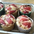 izu✾'s cooksnap of when they made ふわふわ♡苺とホワイトチョコのマフィン.