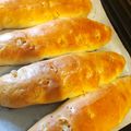 メリチビ's cooksnap of when they made 手捏ね☆くるみパン☆ミルククリーム入り★.