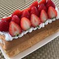 ひさピー's cooksnap of when they made クリームたっぷり生シフォンパウンドケーキ.