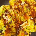 今市らぶ's cooksnap of when they made 山芋とキャベツだけ！大満足お好み焼き！.