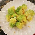 miwayon's cooksnap of when they made ロマネスコを柚子とオリーブオイルで。.