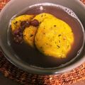 ふか谷's cooksnap of when they made 簡単♬かぼちゃ団子でお汁粉.