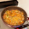 ☆しいたけ's cooksnap of when they made 簡単で激ウマ☆豚ひき肉でチャプチェ.
