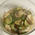 uko243's cooksnap of when they made 【作り置き】エリンギとズッキーニの蒸し煮.