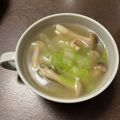あい3104's cooksnap of when they made 白菜・しめじ・ベーコンのあっさりスープ♬.