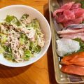 クックZTD1K8☆'s cooksnap of when they made リメイク☆刺身のツマ(大根)でツナサラダ.