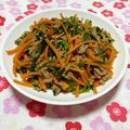☆★ひよこ★☆'s cooksnap of when they made 激うま♡挽き肉人参ほうれん草炒め.