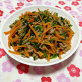 ☆★ひよこ★☆'s cooksnap of when they made 激うま♡挽き肉人参ほうれん草炒め.