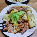 和☆2049's cooksnap of when they made 豚こまとキャベたまのうま炒め.