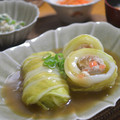 taruママ's cooksnap of when they made ロール白菜☆とろ～り和風あんかけ.