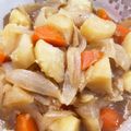 さらっとね's cooksnap of when they made バターが決め手。玉葱人参じゃが芋の煮物。.