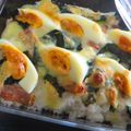 あわ雪りんご's cooksnap of when they made ほうれん草のお浸しリメイク❇️グラタン.