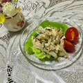 Laufen's cooksnap of when they made タタキごんぼのごまマヨ和え.