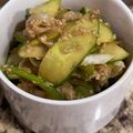 itsuk's cooksnap of when they made 【夏献立】さわやかきゅうりとねぎのナムル.
