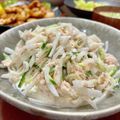 Superlittleboo's cooksnap of when they made 居酒屋風 大根サラダ.
