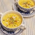 なつき☆ミ's cooksnap of when they made ハロウィンに★かぼちゃスープ.
