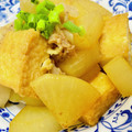 U☆kaoru's cooksnap of when they made 豚バラ大根と厚揚げの炒め煮【作り置き】.