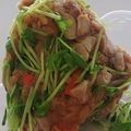 私市ビッキーズ津門巳's cooksnap of when they made “鶏めし唐揚げ豆苗おにぎり”.