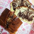 もも（●＾o＾●）'s cooksnap of when they made HMで簡単マーブルパウンドケーキ.