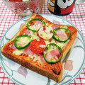 在宅勤務のおじさん's cooksnap of when they made 超簡単！3つのコツで究極のピザトースト.
