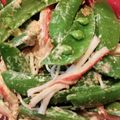 プルンバゴ's cooksnap of when they made スナップエンドウとカニカマの明太マヨ和え.