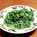 チコリママ's cooksnap of when they made ほうれん草のニンニク青菜炒め(^O^).