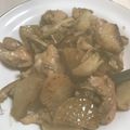 Ｎeru's cooksnap of when they made 大根と鶏もも肉のバター醤油で☆炒め煮.